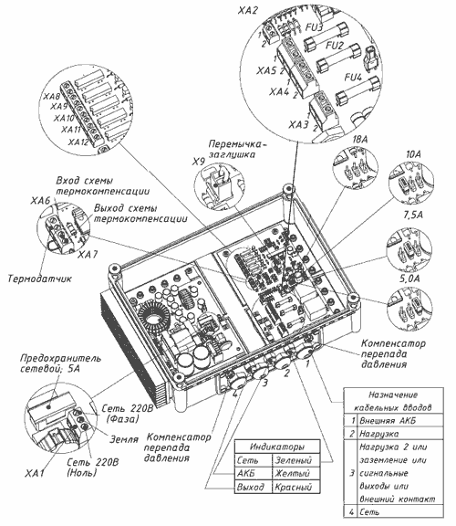 SKAT-V.12DC-18 исп. 5 - схема источника