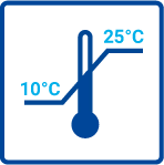 Температурный диапазон - от -10 до +40°С