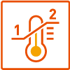 раздельная корректировка значения температуры для контуров отопления и бойлера