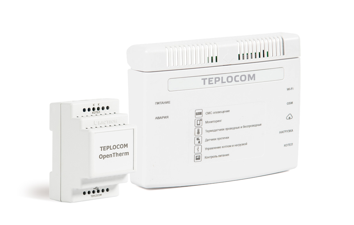 Комплект TEPLOCOM CLOUD+TEPLOCOM TC-OpenTherm: фото, характеристики,  сертификаты