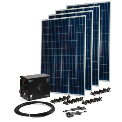 Комплект TEPLOCOM Solar-1500 + Солнечная панель 280 Вт х 4